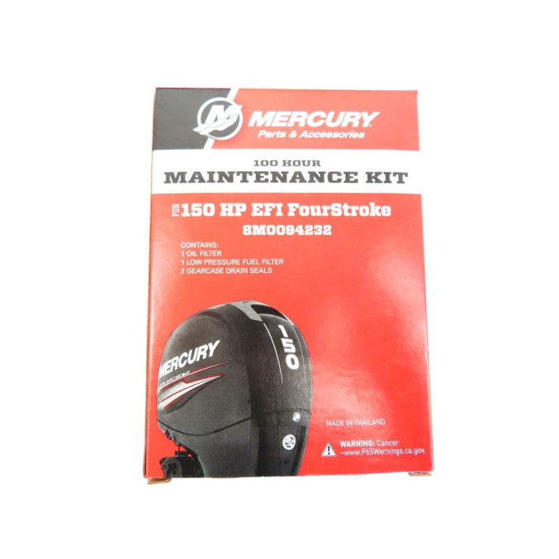 Kit Entretien Mercury 150CV EFI 4T Injection 100h