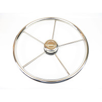 Volant en inox 430mm pour bateau