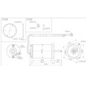 Moteur de Trim pour Yamaha 40CV 2T