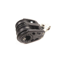 Harken 381 Poulie Carbo double 29mm tête fixe